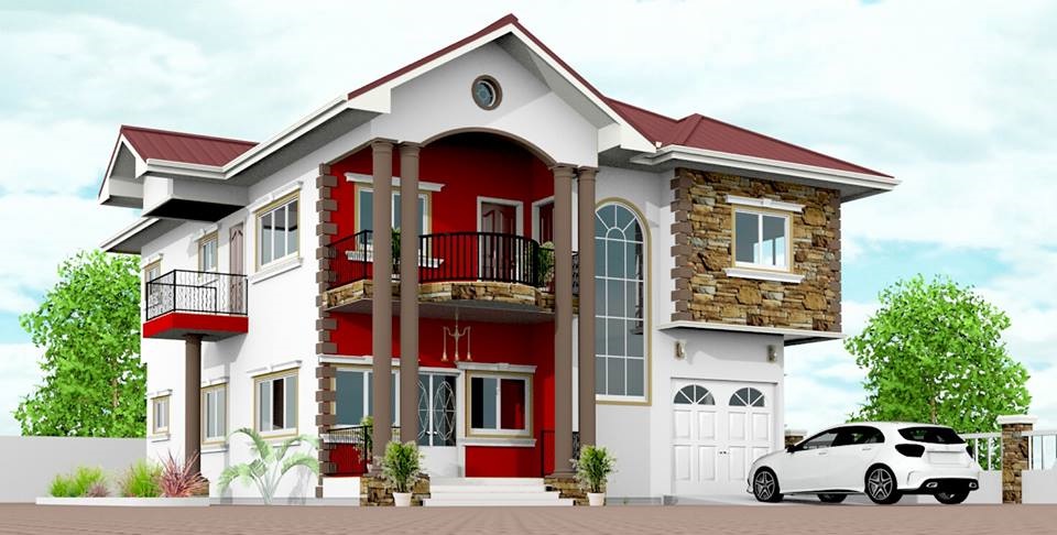 8 Bedrooms Storey Building with 1st floor and ground floor plan (2)