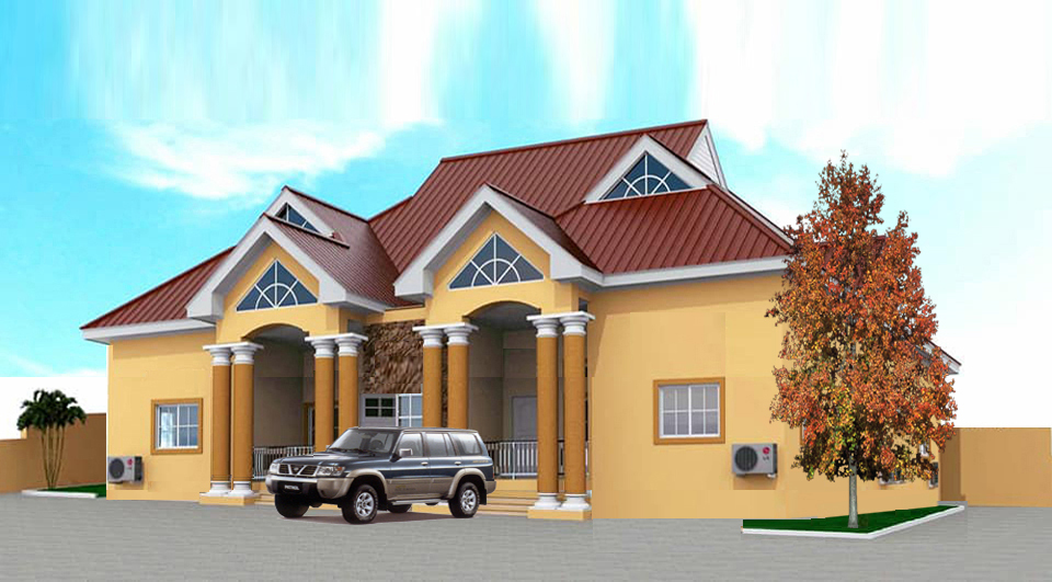 3 Bedrooms Flat With Ground Floor Plan