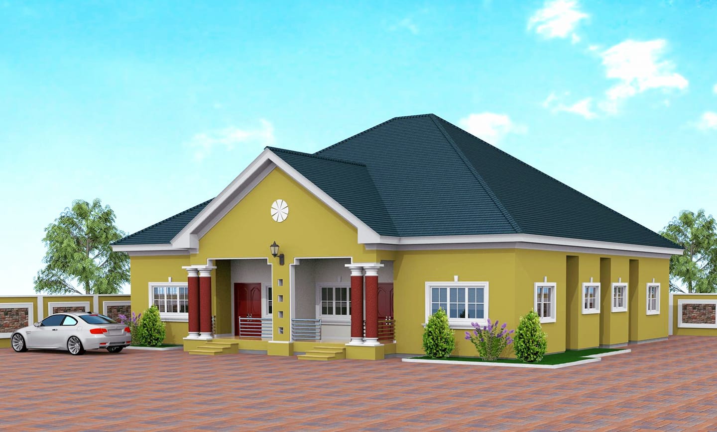 3 Bedrooms Flat With Ground Floor Plan (4)