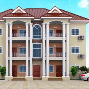2 Bedrooms Double Flat Storey Building With First and Ground Floor Plan (1)