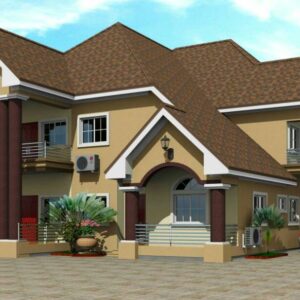 7 Bedrooms Storey Building With Ground and First Floor Plan (3)