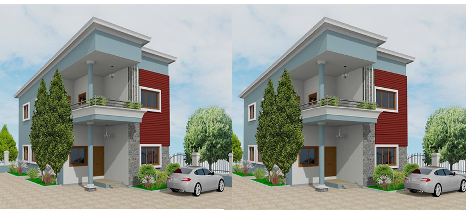 2 BEDROOMS STOREY APARTMENT with first floor and ground floor plan (1)