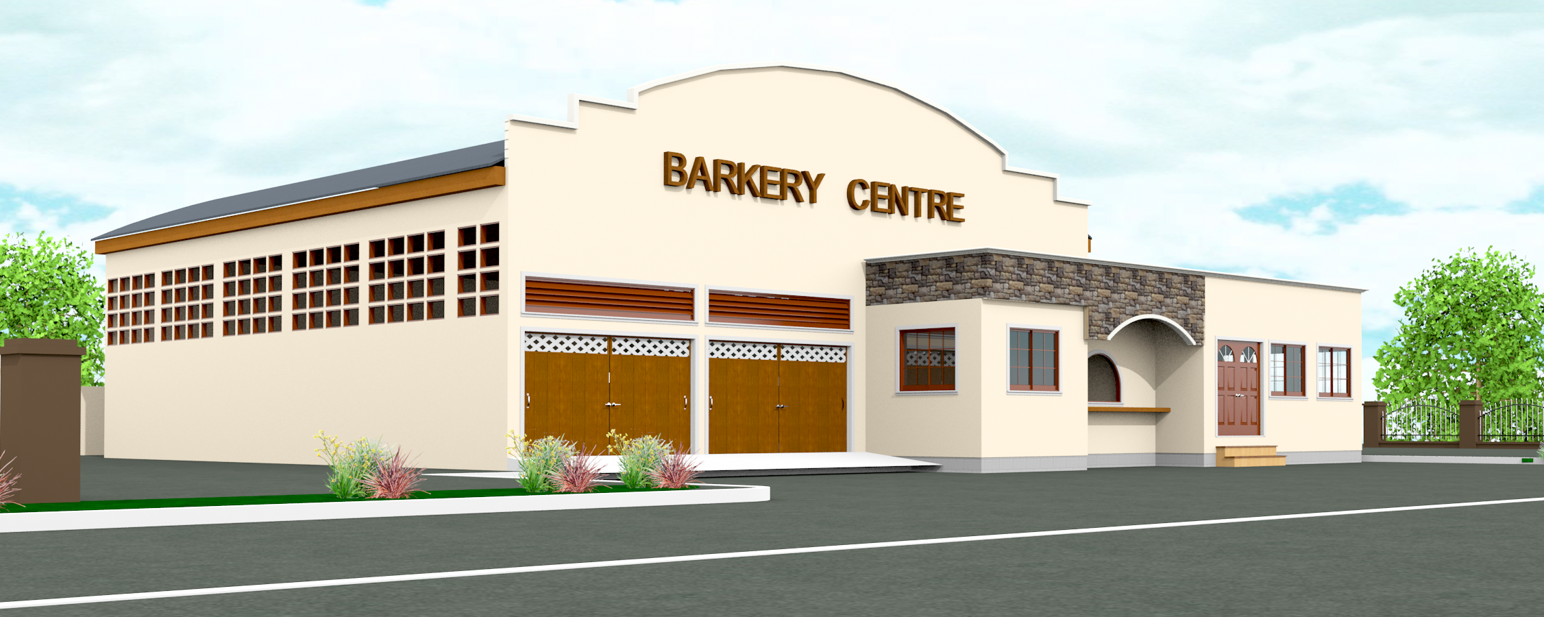 Factory with Ground Floor Plan