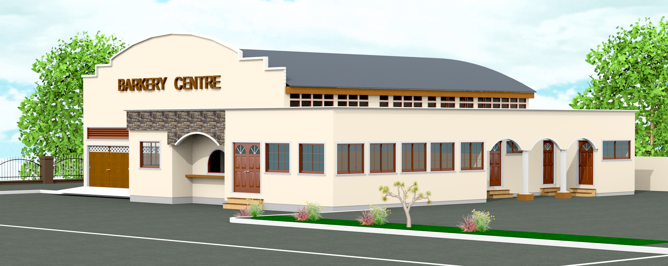 Factory with Ground Floor Plan