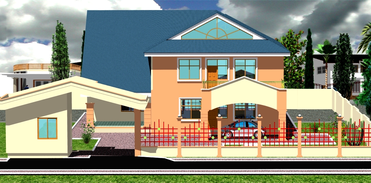 7 Bedrooms Storey Building With Ground and First Floor Plan (1)