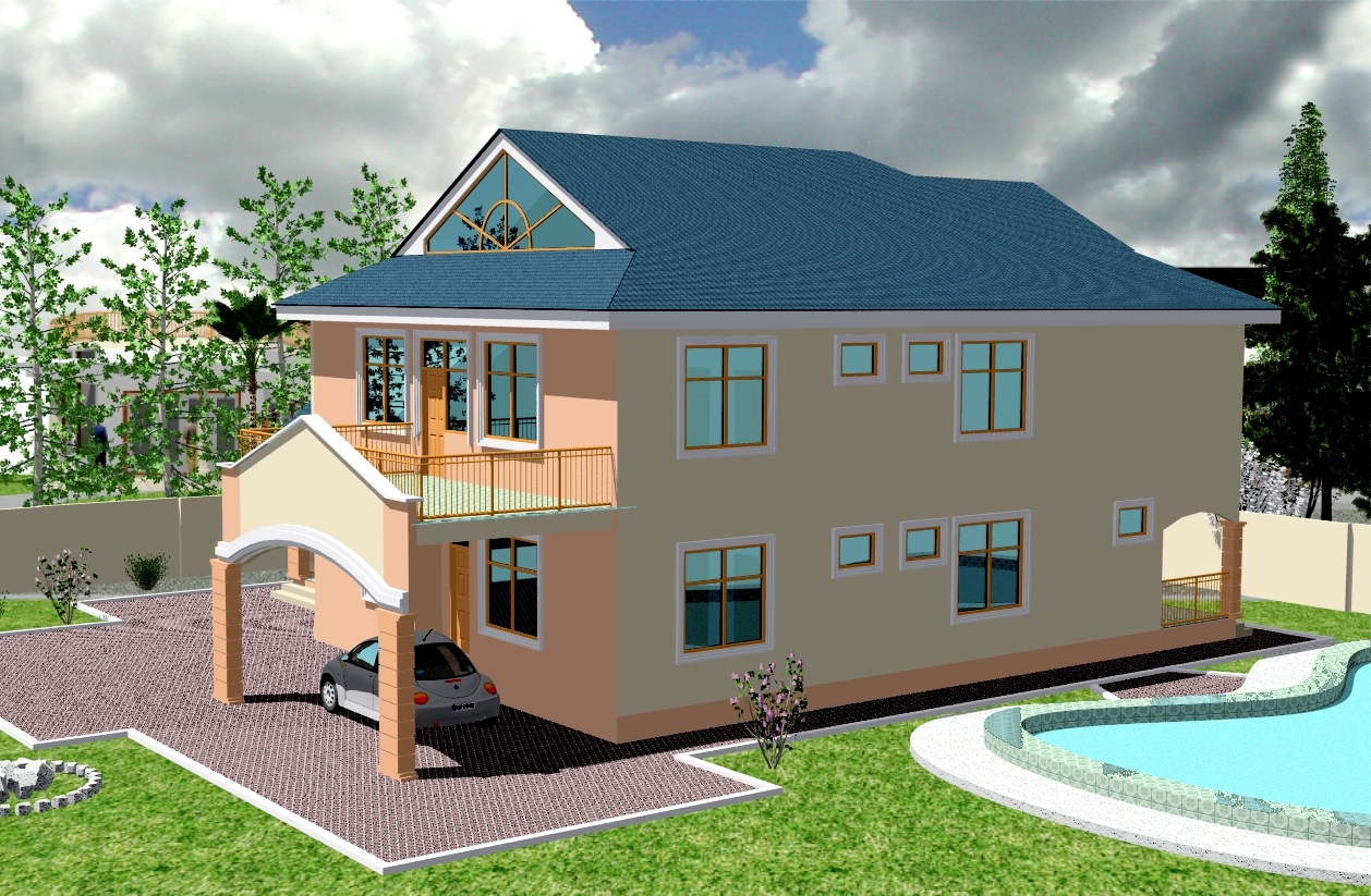 7 Bedrooms Storey Building With Ground and First Floor Plan (1)