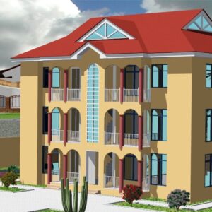 2 Bedrooms Double Flat Storey Building With First and Ground Floor Plan (7)