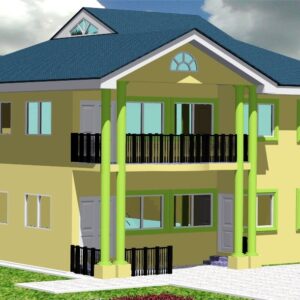 7 Bedrooms Storey Building With Ground and First Floor Plan (4)