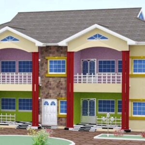 2 Bedrooms Double Flat Storey Building With First and Ground Floor Plan (5)