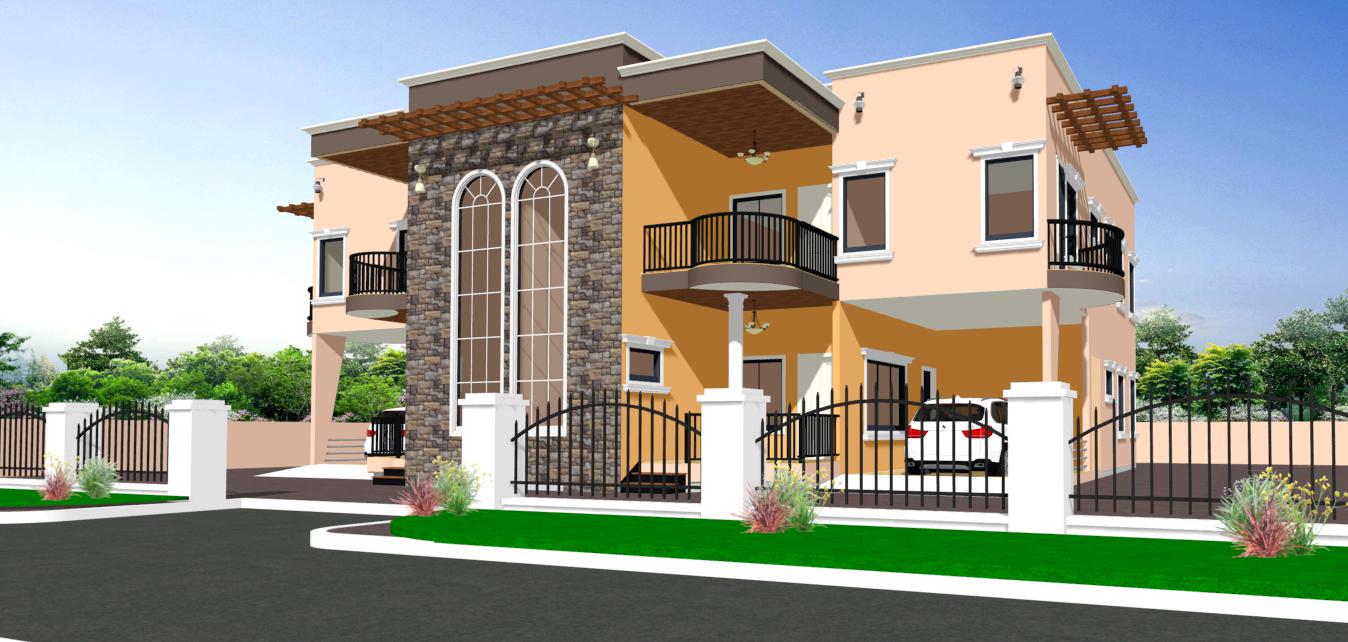 2 Bedrooms Double Flat Storey Building With First and Ground Floor Plan (15)