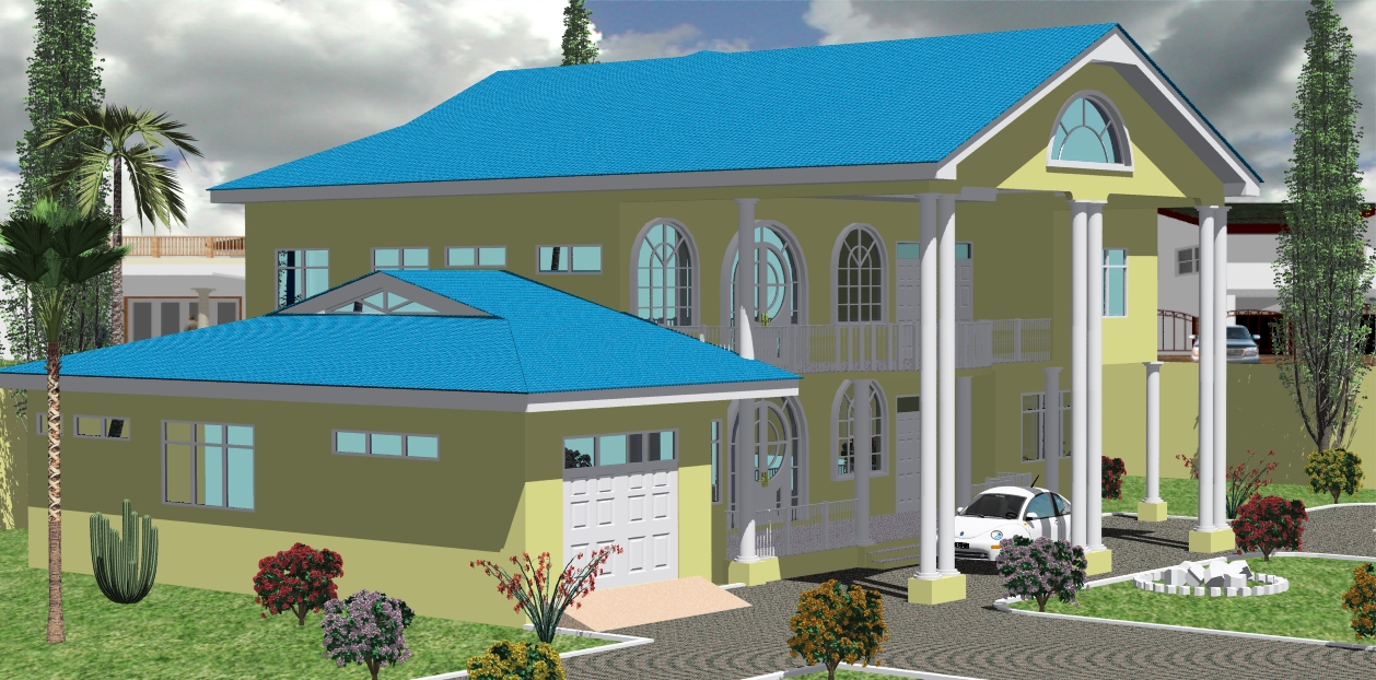 5 Bedrooms Storey Building With Ground & First Floor (5)