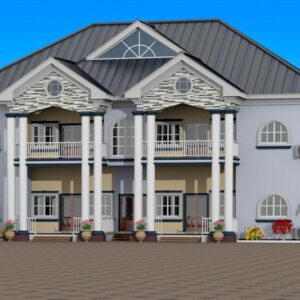 3 Bedrooms Flat Storey Building With First and Ground Floor Plan