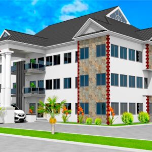 Hotel with Ground, First and Second Floor Plan (1)