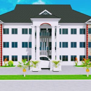 Hotel with Ground, First and Second Floor Plan (1)