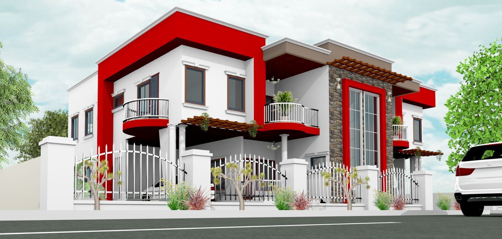 2 Bedrooms Double Flat Storey Building With First and Ground Floor Plan (15)