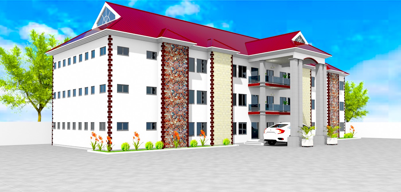 Hotel with Ground, First and Second Floor Plan (2)