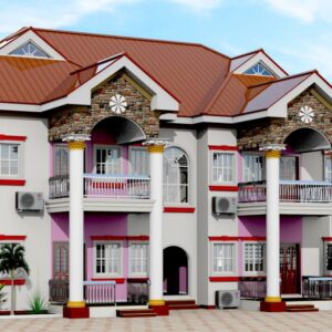 2 Bedrooms Double Flat Storey Building With First and Ground Floor Plan (14)
