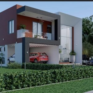 6 Bedrooms Storey Building With Ground and First Floor Plan.