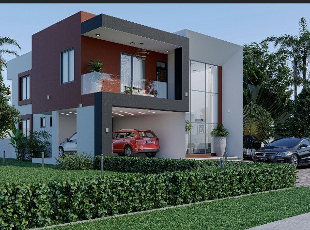 6 Bedrooms Storey Building With Ground and First Floor Plan.