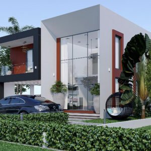 6 Bedrooms Storey Building With Ground and First Floor Plan.