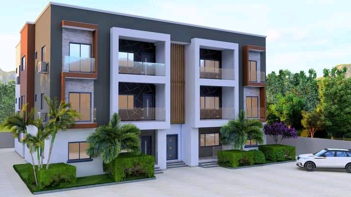 2 Bedrooms Double Flat Storey Building With Ground & Floor Plan