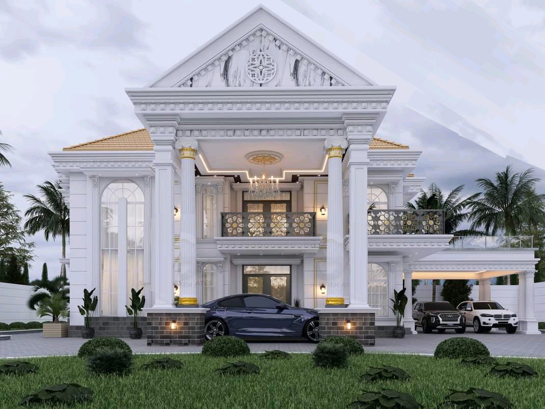 6 Bedrooms Storey Building With Ground and First Floor Plan.