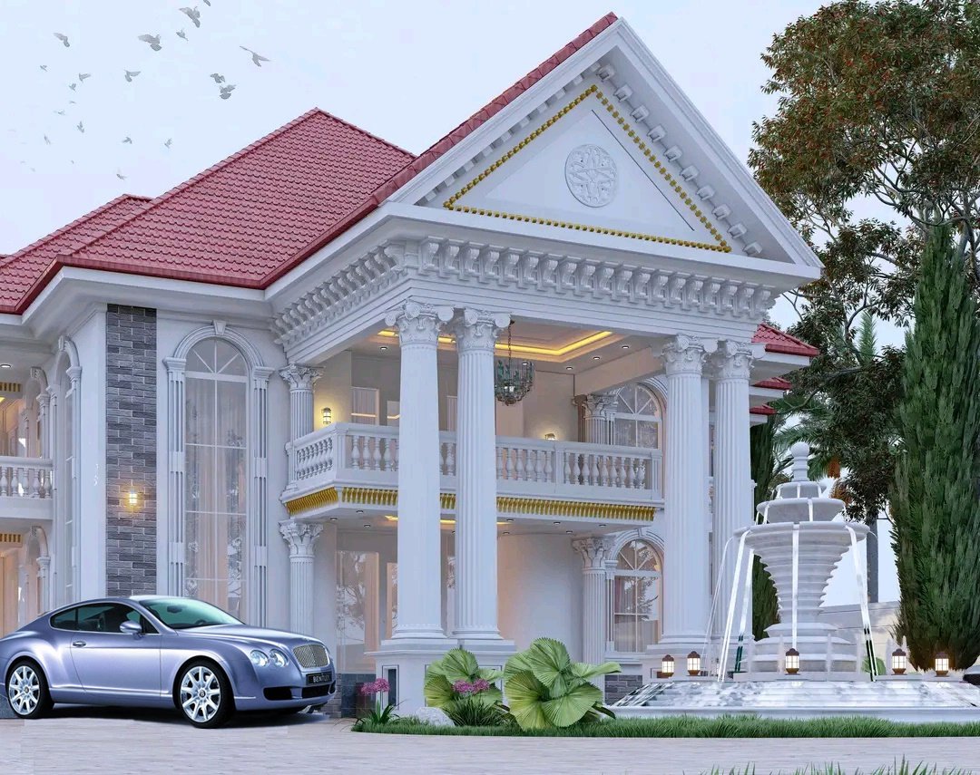 6 Bedrooms Storey Building With Ground and First Floor Plan.
