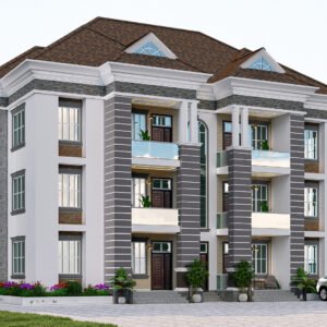 2 Bedrooms Double Flat Storey Building With Ground & Floor Plan