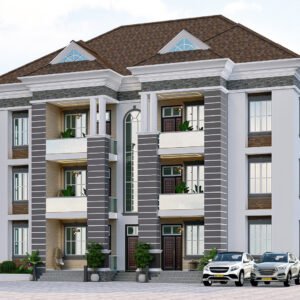 2 Bedrooms Double Flat Storey Building With Ground & Floor Plan
