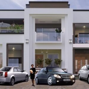 2 Bedrooms Double Flat Storey Building With Ground & Floor Plan